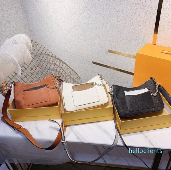 

fashion bag luxury brand-name high-end leather ladies fashion underarm chain small square messenger bags adjustable shoulder