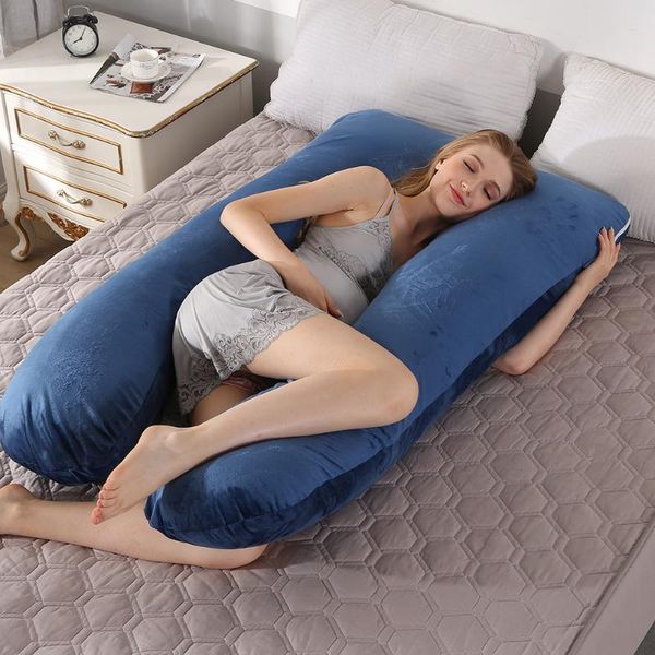 

cushion/decorative pillow u-shaped large pregnancy pillows comfortable maternity belt body women pregnant side sleepers cushion for bed