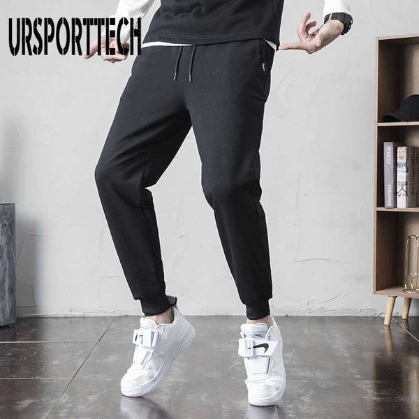 

black mens joggers pants fashion casual sweatpants sportswear harem pants for men streetwear track running trousers oversize 4xl 210528