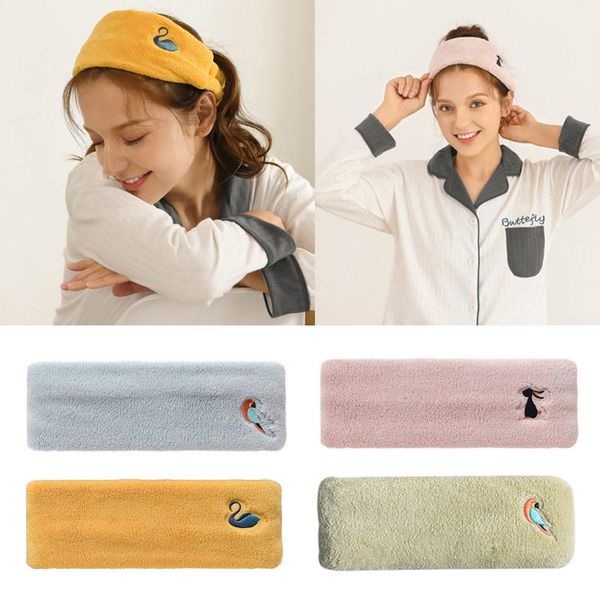 

shower caps soft hairband adjustable yoga spa bath makeup wash face cosmetic headband for women ladies girl's cap