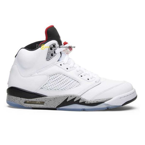 

5 white cement basketball shoes 136027 104