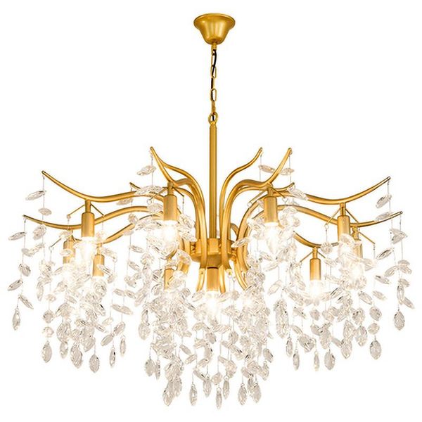 

chandeliers nordic led crystal gold chandelier luxury kitchen dining living room decoration bedroom lamp lustre pendente hangiing lights