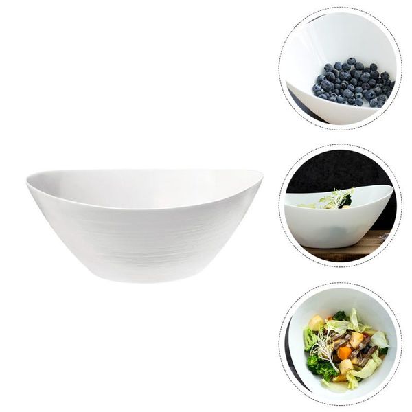 

bowls 1pc simple toughened glass bowl heat resistance household soup
