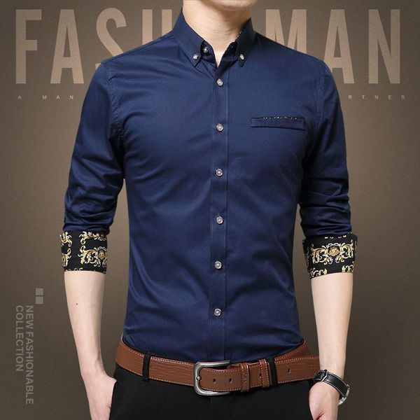 

men's long sleeve shirt men cotton teenagers of in summer casual shirts, White;black