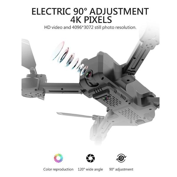 

2.4g rc quadcopter altitude hold gesture 1080p 4k dual camera aircraft kids toy gift for children drones