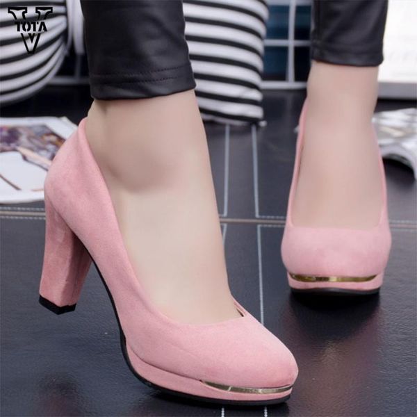 

high heels fashion women pumps platform shoes woman comfortable thick casual office lady zapatos muje fc08 sandals, Black