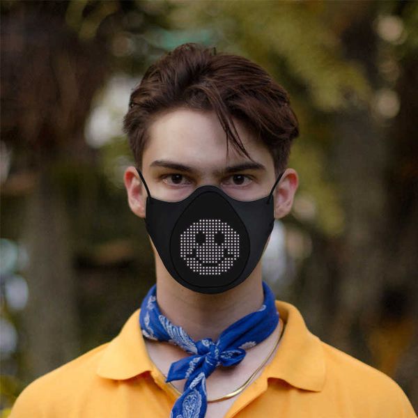 

app bluetooth control sile diy programming led luminous color mask