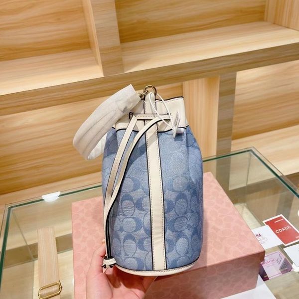 

coa chi new bag versatile fashion one shoulder messenger medium bucket bag[finished on june 14] storage bags