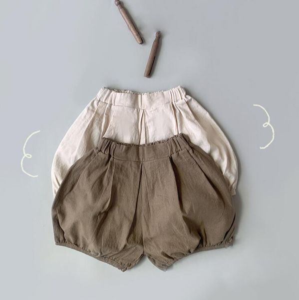 

shorts 2021 arrival boys girls summer cotton linen fashion babys 0-3years co205, Black