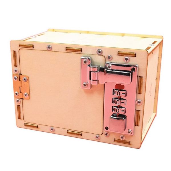 

Boy Girl Password Box DIY Kids Science School Projects Experiment Kits Boy Physic Fun Toy Invention innovation Education#38