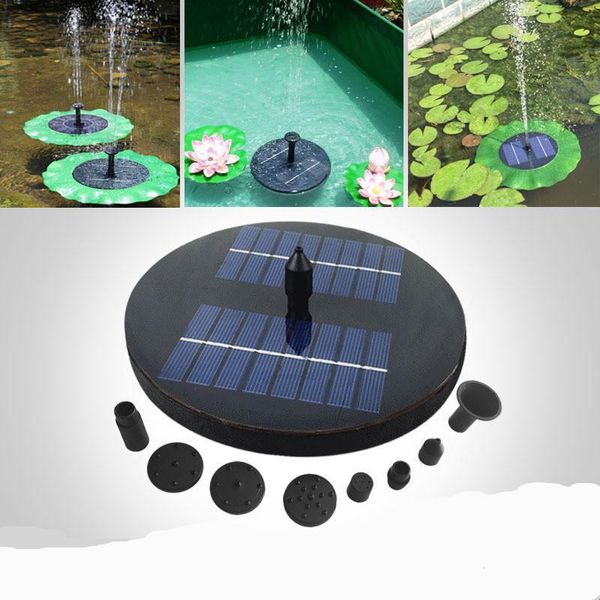 

solar floating miniature landscape fountain for home garden decorations