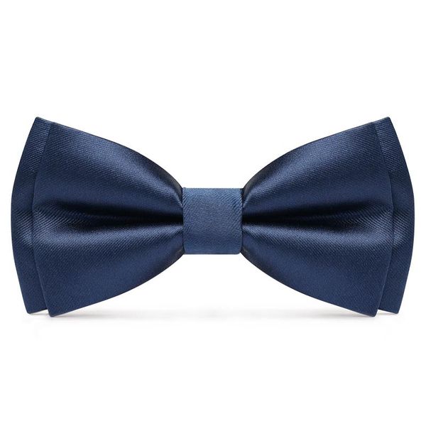 

2021 new designer bowtie for men navy blue fashion groom wedding butterfly bow tie dress suit gift box, Black;gray