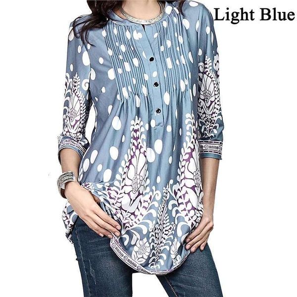 

dresses printed casual large round neck pleat design medium length 3 / 4 sleeve women's t-shirt top, Black;gray