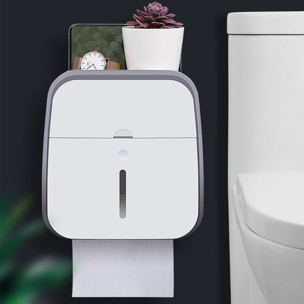 

toilet paper holders tissue box storage cover rack wall-mounted pumping perforated