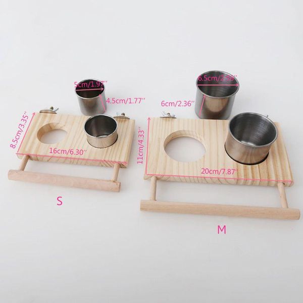 

other bird supplies feeding cups with clamp parrot cage feeder bowl platform perch stand toys drop