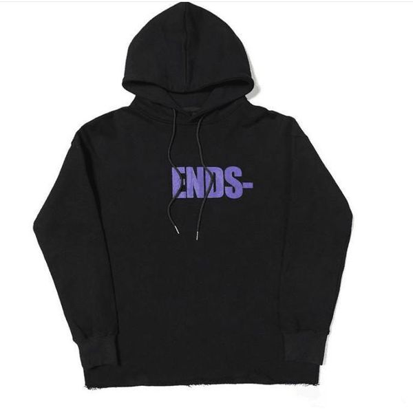 

2021 autumn and winter tide brand cotton hooded sweater men's and women's same pair loose top, Black