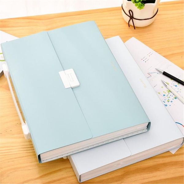 

business card files 13 pockets accordion office expanding file folder organizer flap button organiser