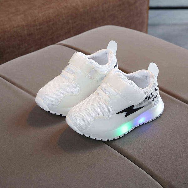 

children's sneakers led light kids casual shoes boys baby toddler glowing sneakers with light girls sports shoes 1 2 3  5 years g1210, Black;red
