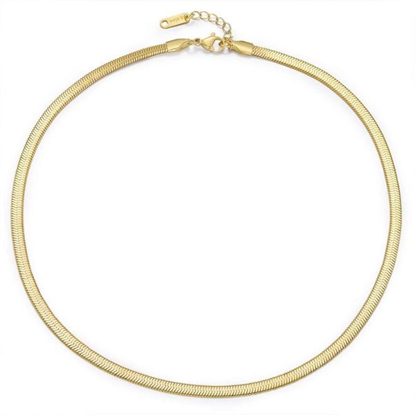 

chokers 2021 summer - selling snake bone necklace copper-electric gold-plated multi-layer collar base manufacturers direct supply, Golden;silver