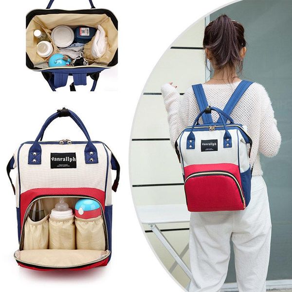 

diaper bags mummy bag large capacity multifunctional backpack portable outing mother waterproof oxford cloth fashion travel maternity