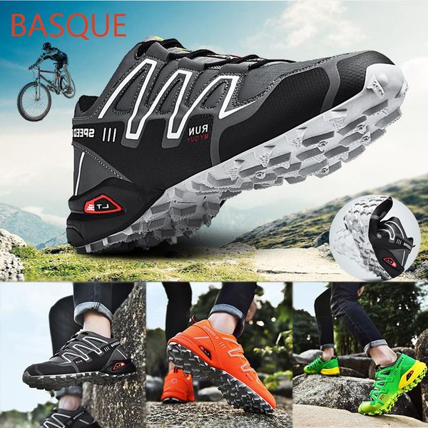 

cycling footwear shoes men's hiking mountain boots high-quality fashionable sports shoessuitablefor hikingoutdoortrekkingcampingdesign, Black