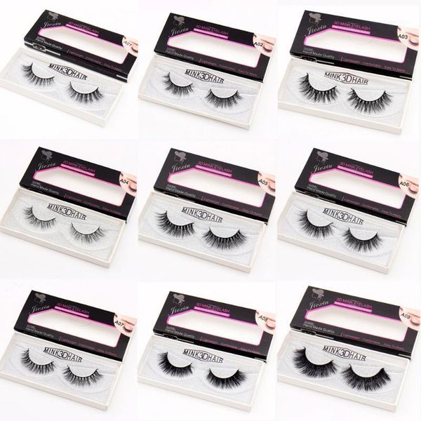 

1pcs 23styles 3d mink lashes hand made natural long false eyelashes upper fake eyelash extension wholesale beauty makeup tools1