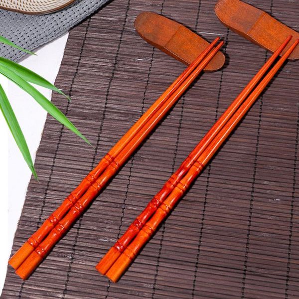 

chopsticks creative handmade japanese natural chestnut wood sushi tableware set value gift chinese tie line