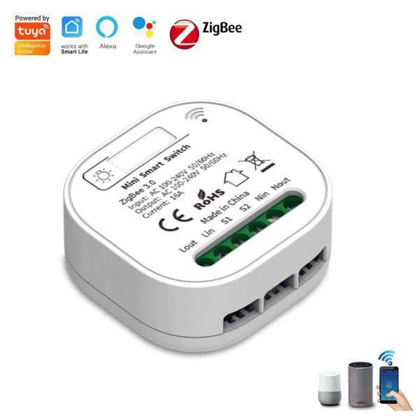 

smart home control tuya zigbee 3.0 switch app remote intelligent automation module support alexa google