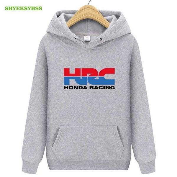 

new men's hoodie honda racing hrc motorcycle brand hoodies men's popular spring autumn apparel fashion sweatshirt, Black