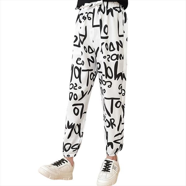 

girl summer pants letter for pattern kids teenage girls clothing 6 8 10 12 14, Blue