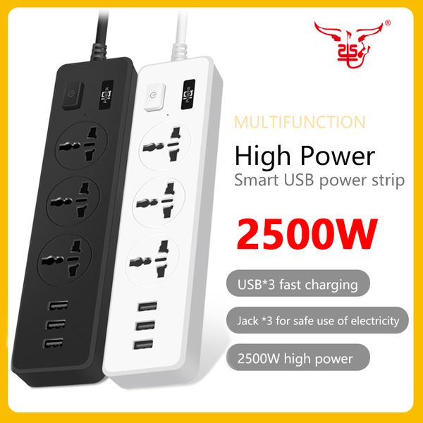 

os-t13 high-power smart socket usb multi-function indoor outdoor home office safe reliable power strip produced by european and american qua