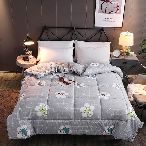 

comforters & sets warm/comfortable bedding filler twin to king size comforter cartoon style winter luxury printed 4 seasons blanket