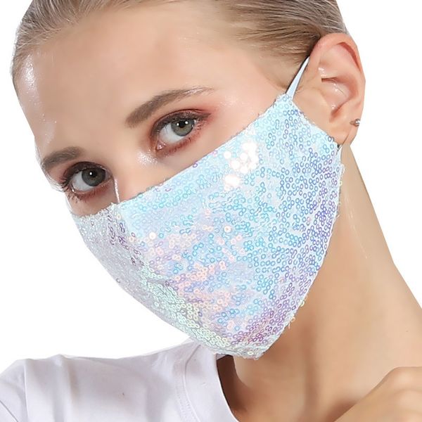 

mask summer 2-layer thin sequin pure cotton washable anti haze dust without filter