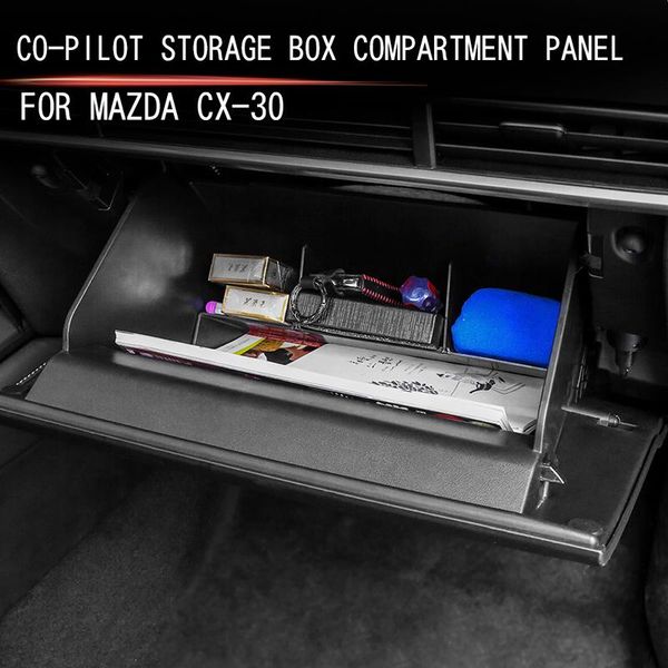 

car organizer glove box insert abs for cx-30 2021 storage partition