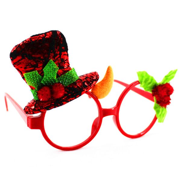 

wholesale fashion accessories christmas glasses frame party supplies gifts decorative mirror for the elderly, Silver