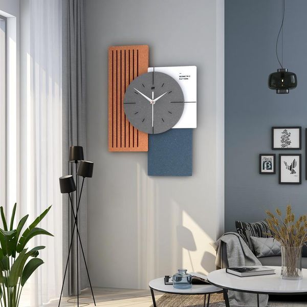 

wall clocks light luxury clock fashion creative home decoration living room modern simple personalized