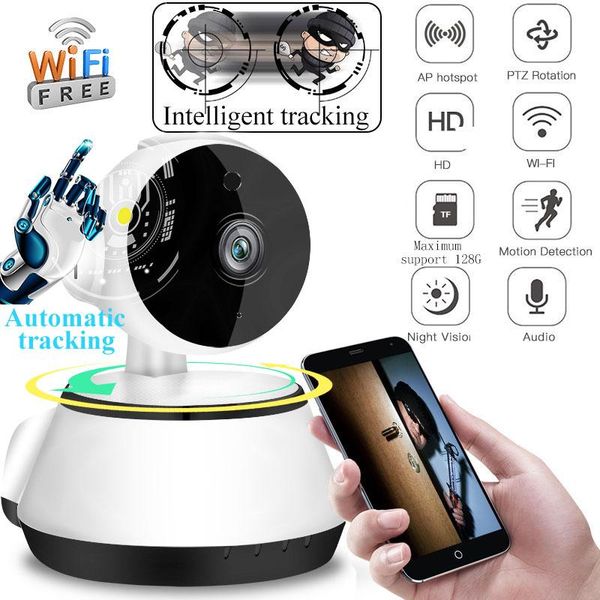 

ip camera home security surveillance auto tracking network wifi pan/tilt wireless baby monitor cloud/sd store cameras