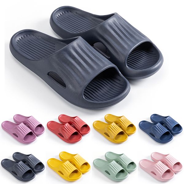 

fashion excellent slide slippers men women shoes all red yellow dark blue pink ourdoor home sneakers summer mens womens sandals size 36-45
