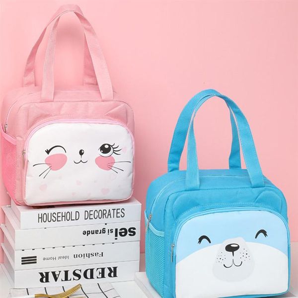 

storage bags 1pc cartoon insulation bag oxford cloth portable preservation bento