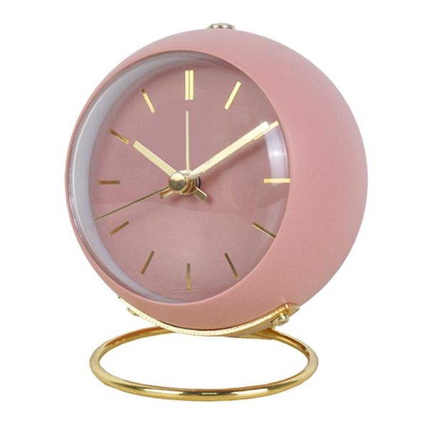 

other clocks & accessories alarm clock battery operated easy use retro for bedside non ticking home office silent luminous analogue large di