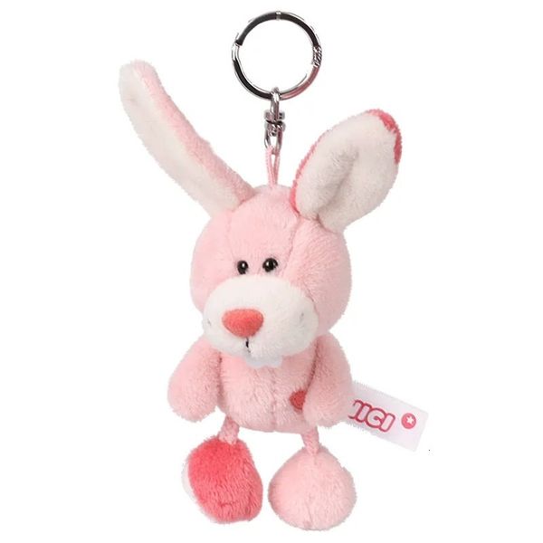 

keychain plush pendant ins lovely pink rabbit key chain bucktooth doll toy bag