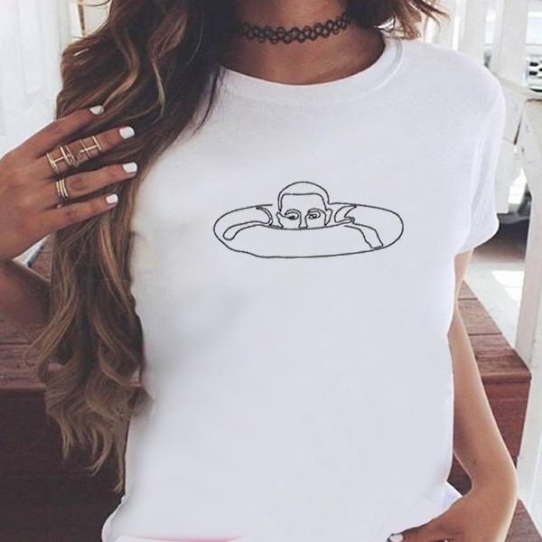 

women's t-shirt holiday beach white t shirt summer plus size 2021 women clothing letter graphic shirts harajuku oversized girl