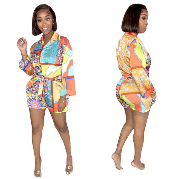 

2 piece tracksuits outfits print pant set for girls long sleeve women sets shirt and shorts high waisted plus size s-2xl, Gray