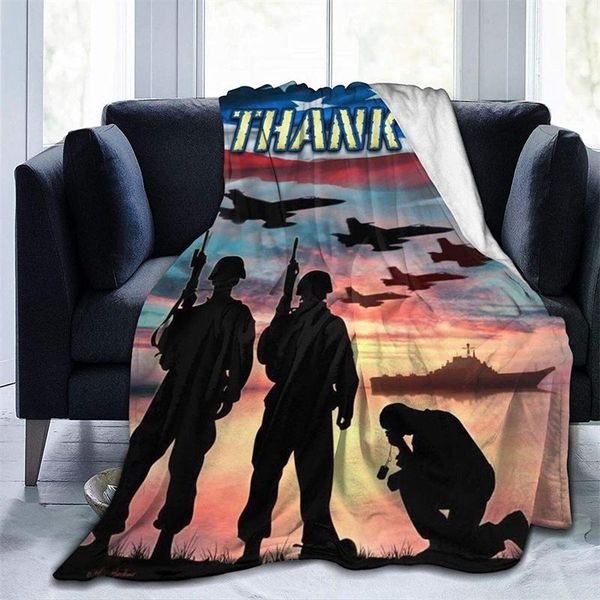 

blankets usa military cubre throw blanket 3d-printed couch bedroom decorative