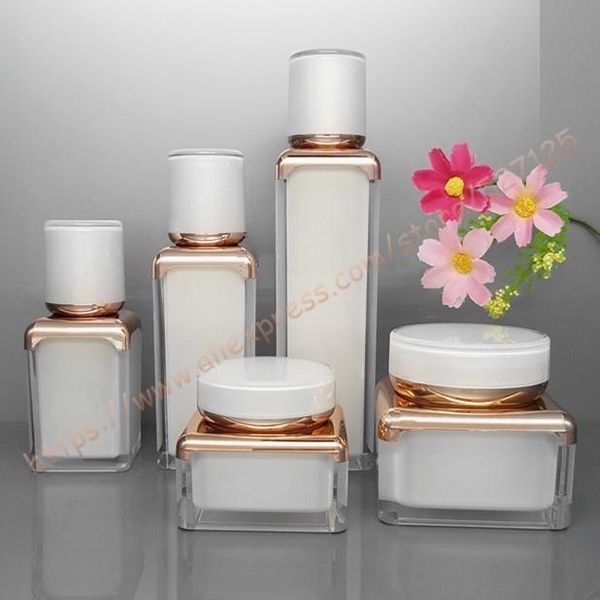 

storage bottles & jars grade cosmetics suit packing,30g/50g cream jar,15ml/30ml/50ml moisturizer/facial water/lotion/essential oil airle