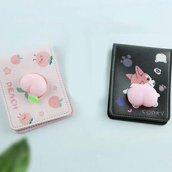 

card holders cartoon driving license protective cover cute documents bag, Brown;gray