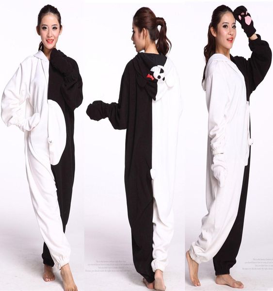 

halloween and carnival costume cosplay danganronpa monokuma bear kigurumi onesies pajamas jumpsuit hoodies cosplay clothing