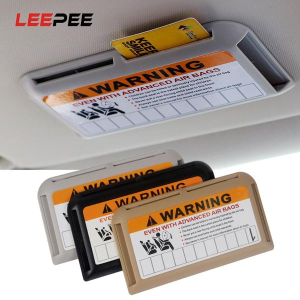 

car-styling auto sun visor organizer for temporary parking phone number clip high-speed ic card holder stowing tidying car