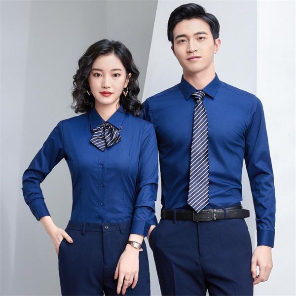 

women's blouses & shirts women sales tooling single breasted office lady long sleeve blouse plus size s-6xl female slim profession, White