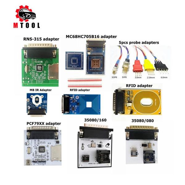 

adapter 35080/160 erase for iprog programmer works iprog+ rfid/pcf79xx adapter/5 probe pins diagnostic tools